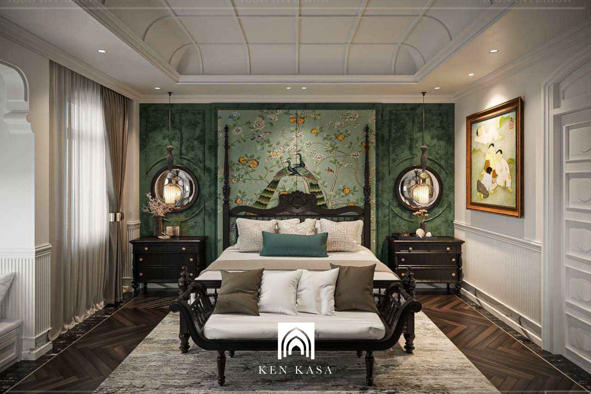 Thiết kế homestay nhà ống phong cách Indochine